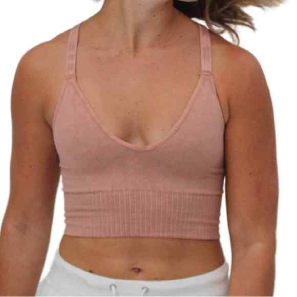 Free People Tops - FREE PEOPLE Good Karma Women's Desert Dune Crop Top, M/L | NWT